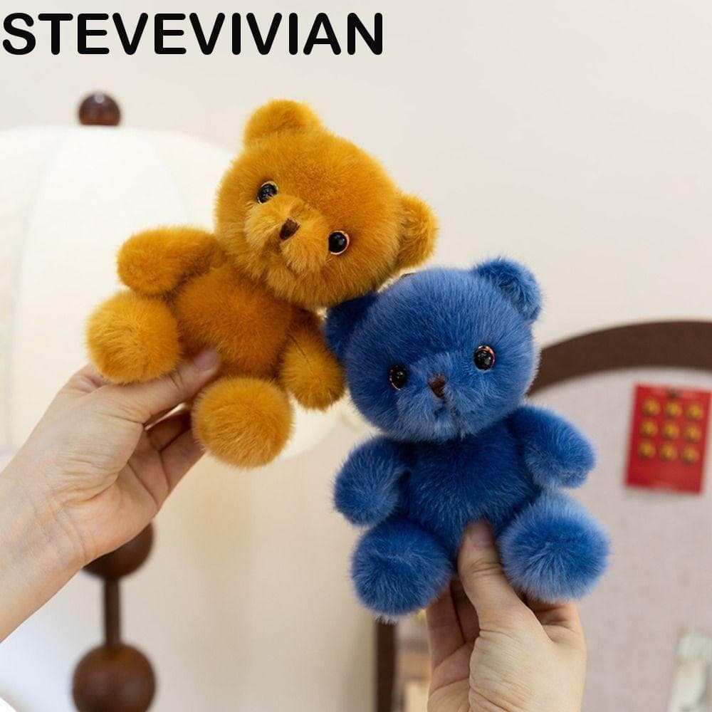Chaveiro De Pelúcia STEVEVIVIAN Ursinho , Enfeites De Urso Kawaii De Algodão PP , Brinquedo