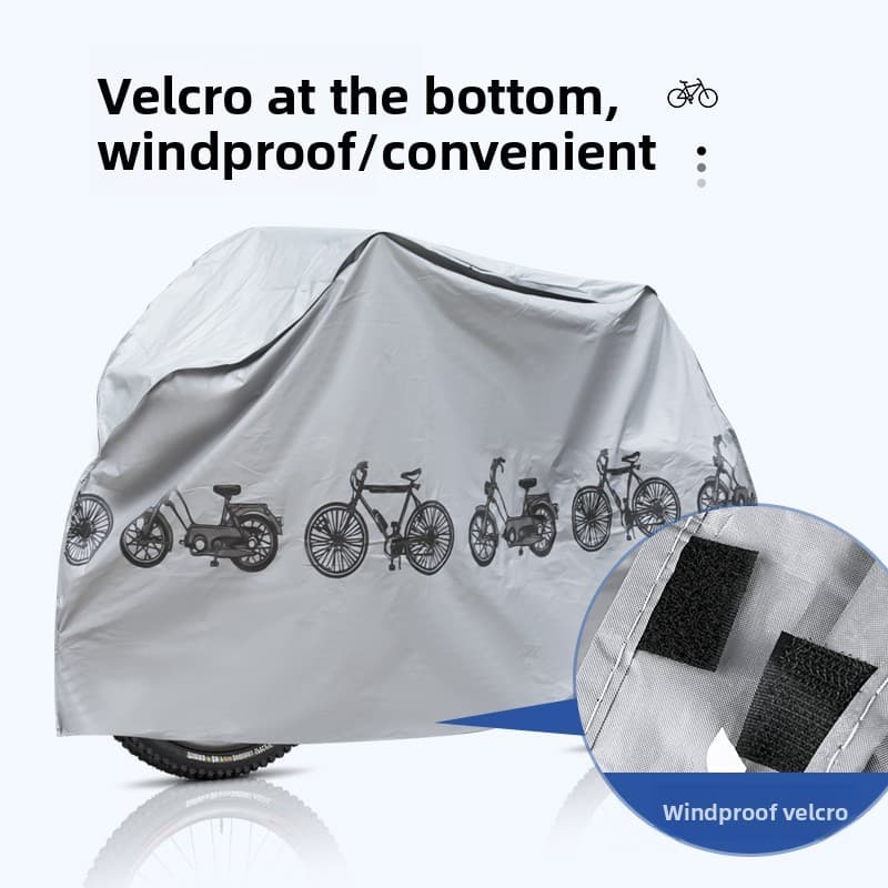 Capa tridimensional para bicicleta, roupas para motocicleta, PEVA, novo Material, à prova de chuva, protetor solar, bate