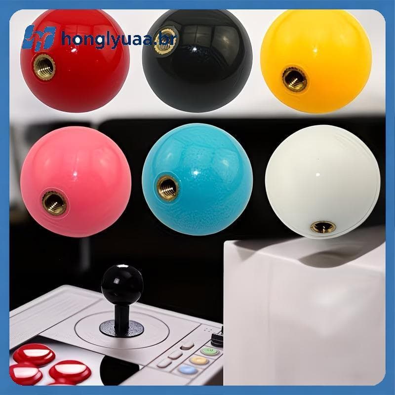SH M6 Rodada Joysti Head Arcade Game Top Ball Substituição Acessório DIY Para Console De Sala De Jogos Gabinete BR