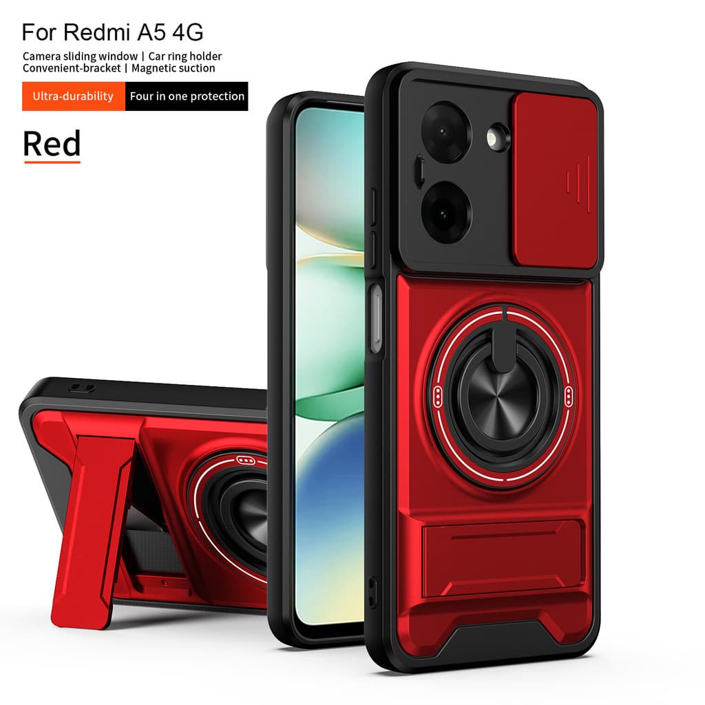Capinha Suporte Magnético À Prova De Celular Choque Do Xiaomi Redmi A7 Pro A5 4G Armadura Com Anel Capa Da Câmera