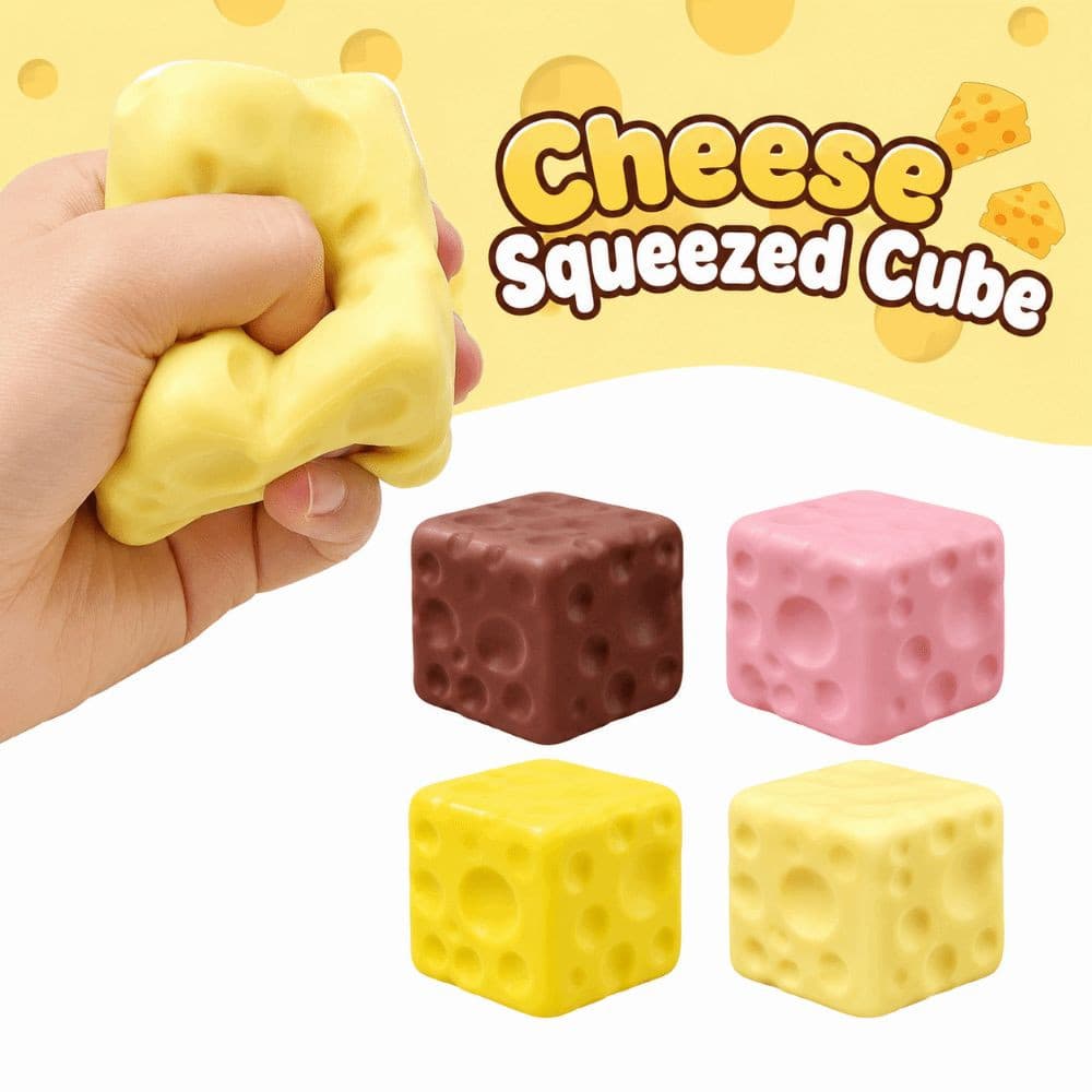 Cubo Espremido De Queijo ALTOZEN , Brinquedo Mole Super Macio De 6 Cm Realista De Recuperação Lenta Para Relaxamento Man