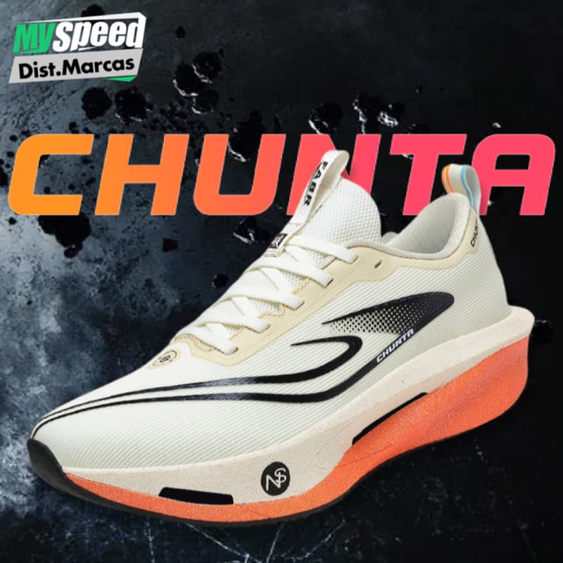 CHUNTA Tênis Corrida Placa Carbono Masculino Feminino Maratona Amortecimento Leve Respirável Unissex Tênis 43