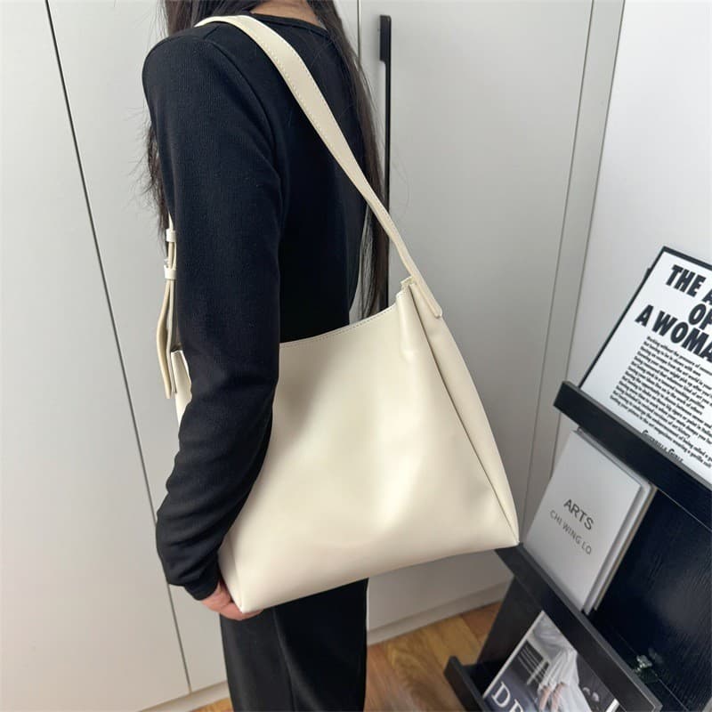 Conjunto de bolsas femininas de duas peças, bolsa tipo balde, nova bolsa vintage de primavera de grande capacidade para