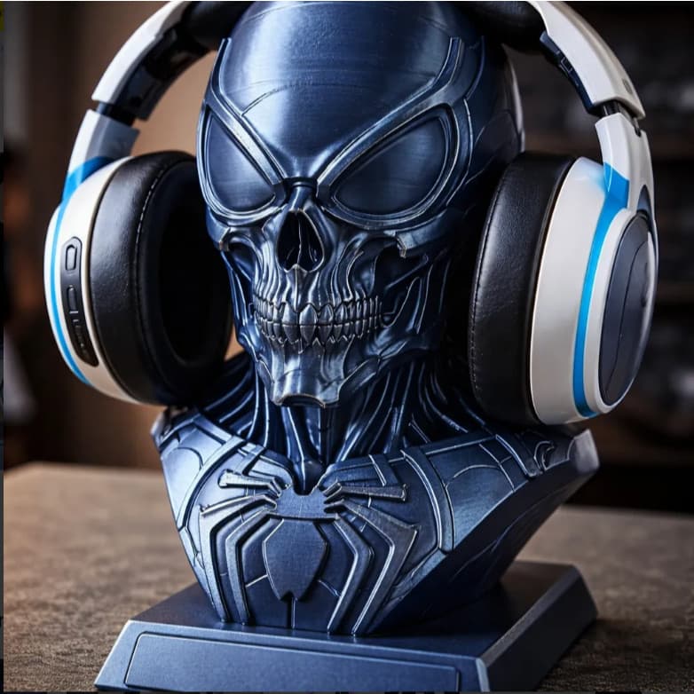 Suporte p/ Headset Alien Decorativo Organizador de Fone de Ouvido, Base para Headphone e Decoração