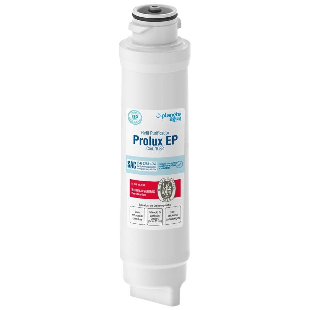 Refil Filtro Planeta Água Prolux EP para Purificador de Água Electrolux PE10B e PE10X - Compatível