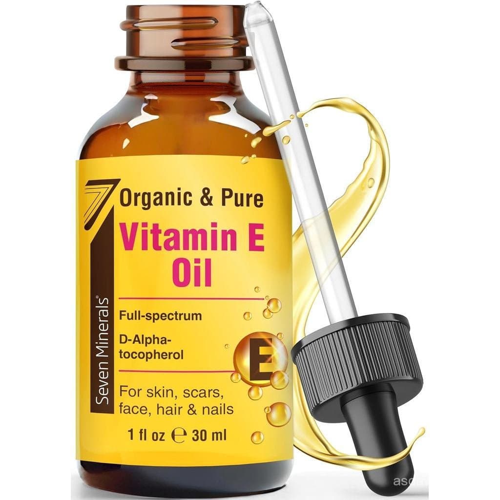Sevenmineralsultrapurevitaminaeoil-Óleo de Vitamina E de Espectro Completo D-Alfa Tocoferol , 1 fl oz-100 % Vit
