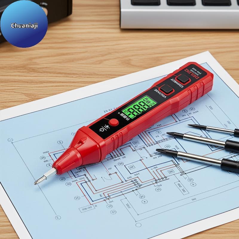 Chuaniaji 1Pcs R2897 Caneta Testadora Elétrica Multifuncional Medição Inteligente De Tensão De Alta Precisão Para Falhas