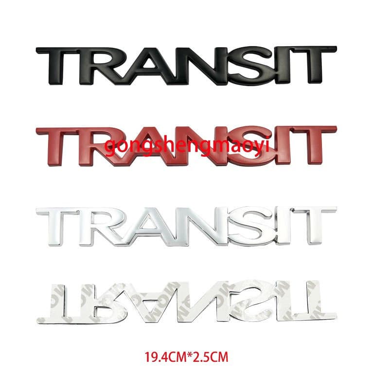 Emblema 3D de Metal para Carro, Adesivo para Porta Traseira e Porta-Malas, Adequado para Ford MK6 MK7, Acessórios para C