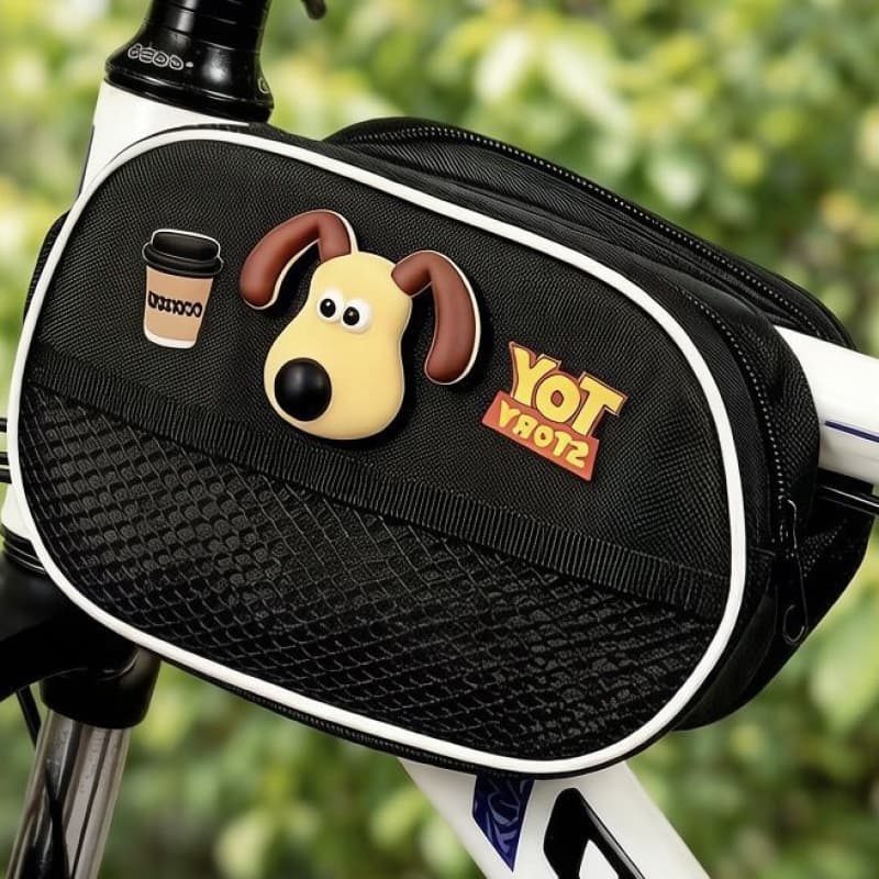 ((Bicicleta) Bolsa para mountain bike Acessórios para bicicletas à prova d'água bonito desenho animado Pacha Dog Mountai
