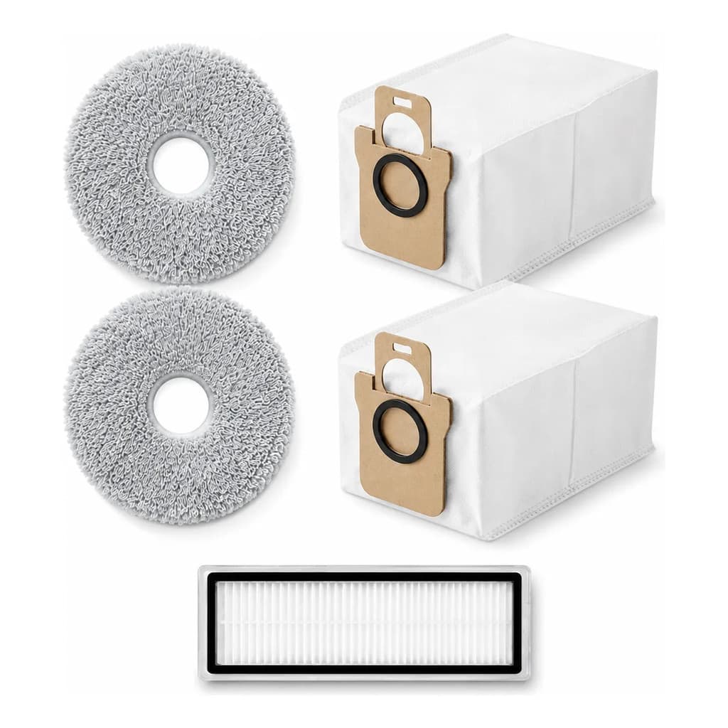 Kit 5 Itens Reposição Compatível Xiaomi Robot Vacuum 5,5 Pro