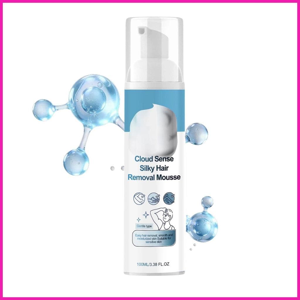 Mousse De Remoção De Pelos Cloud Sense , Hidratante Suave , Espuma Delicada , 100ml , Depilatória Para hontinvn