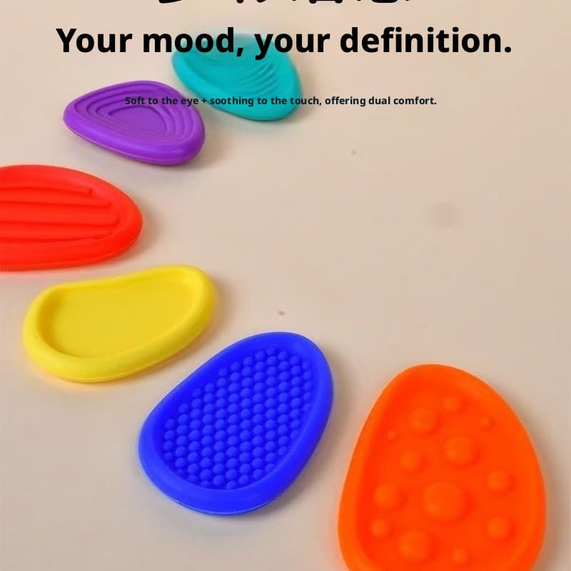 Novo produto transfronteiriço jogar pressão hidrolisada pedra sensorial Silicone descompressão brinquedo preocupação ped