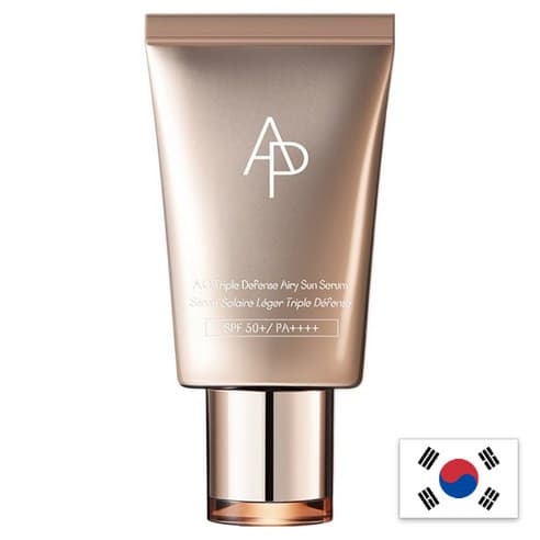 [AP Beauty] AO Triple Defense Airy Sun Serum SPF50+ PA++++ Protetor Solar Hidratante Leve 100% Autêntico