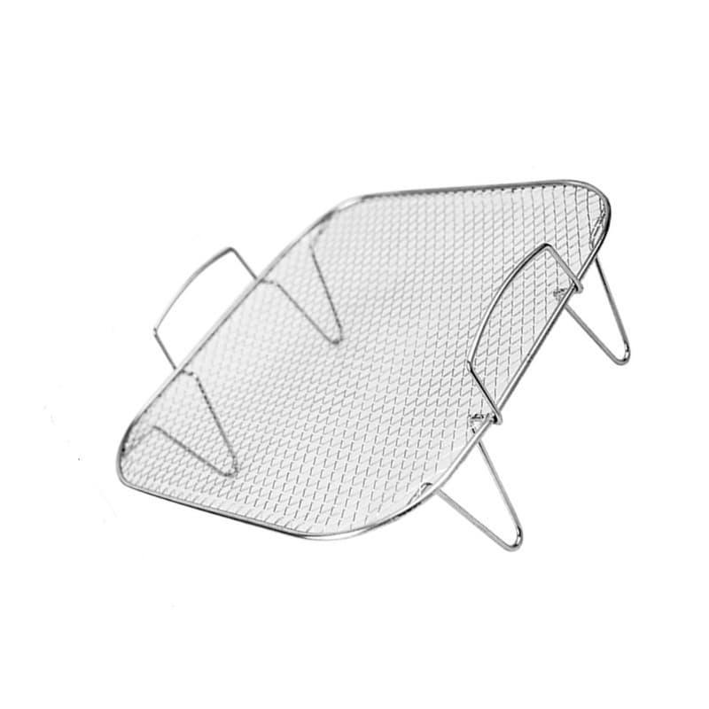 Suporte Quadrado à Prova de Ferrugem para Fritadeiras de Ar, Material em Aço Inoxidável, Grelhas Reforçadas NEEM