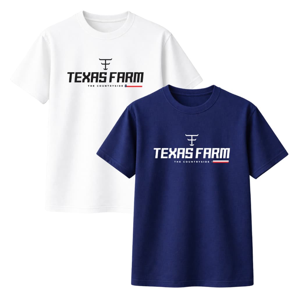Kit 2 Camisetas Texas Farm Unissex Em Algodão Premium