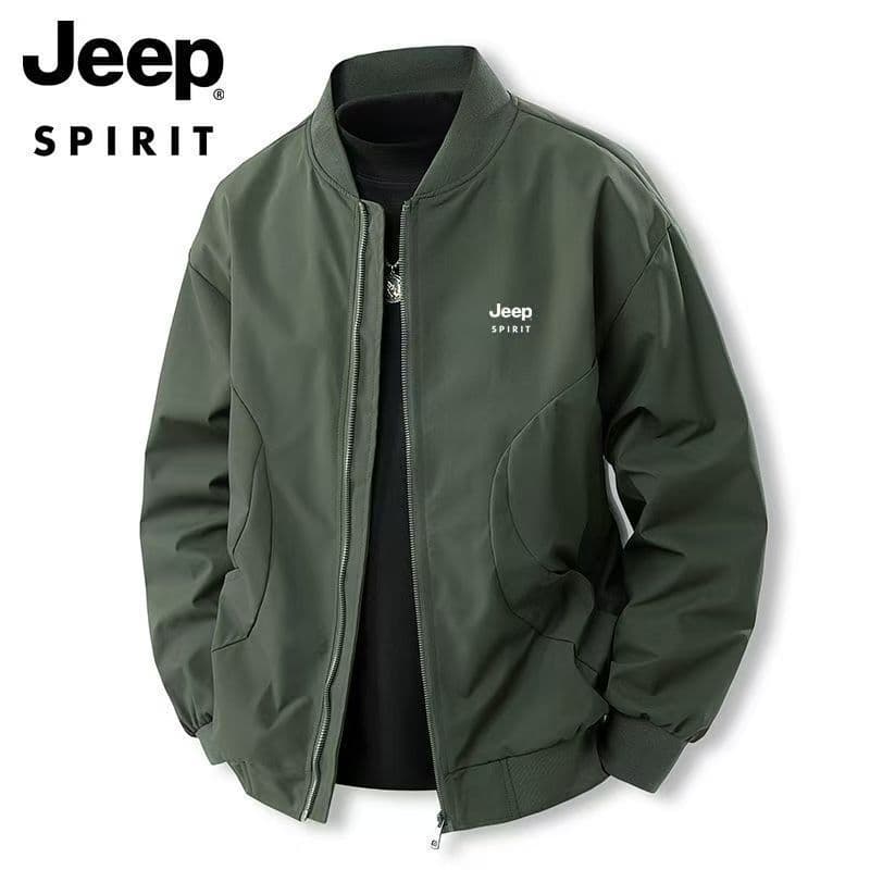 Jeep Jeep jaqueta Cargo masculina americana solta uniforme de beisebol primavera outono Casual gola alta jaqueta de vôo