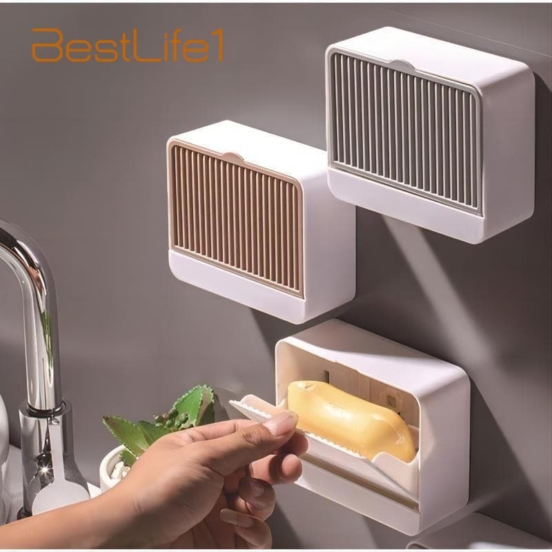 Suporte Para Kit De Sabonete Adesivo-Instalação Resistente Sem Furos Sabbare