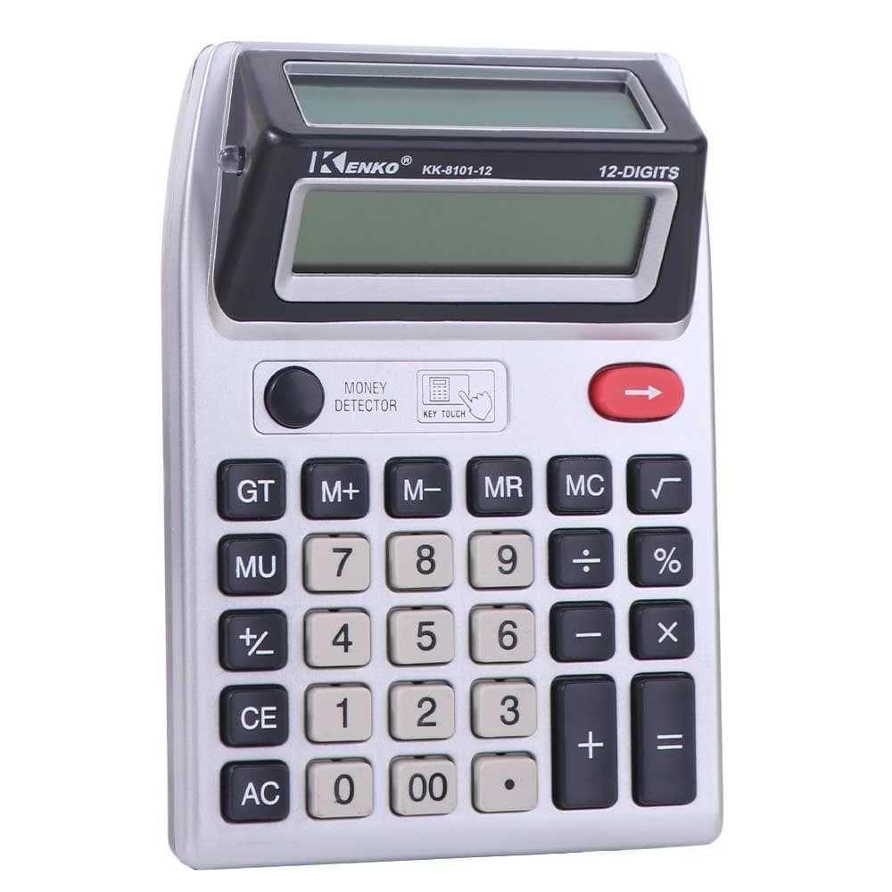 Calculadora De 12 Dígitos , Contador Financeiro Multifuncional Com Tela Grande , Dupla