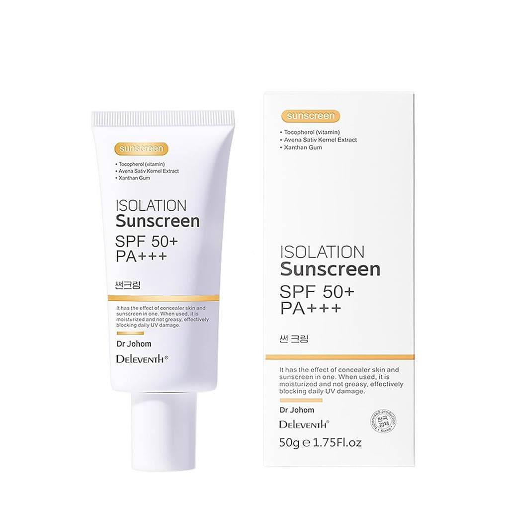 Protetor solar DEleventh, marca coreana, FPS 50+ PA+++, 50g / À base de água e não oleoso, bloqueia eficazmente os danos