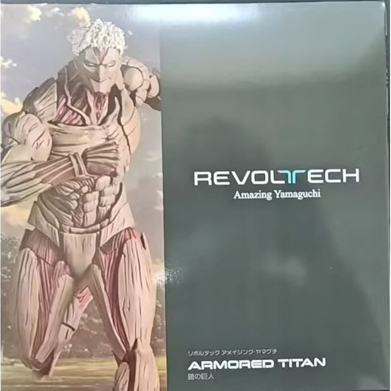 16cm Kaiyodo Ataque Em Titã Incrível Yamaguchi Revoltech NR069 Blindado Reiner Braun Gigante Figura De Ação Brinquedos