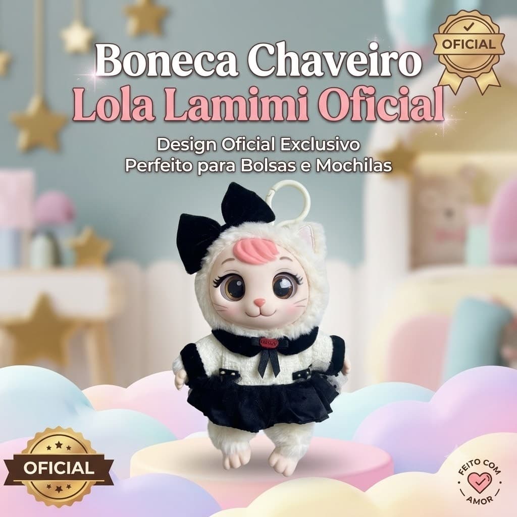 Boneca Chaveiro Lola Lamimi Oficial