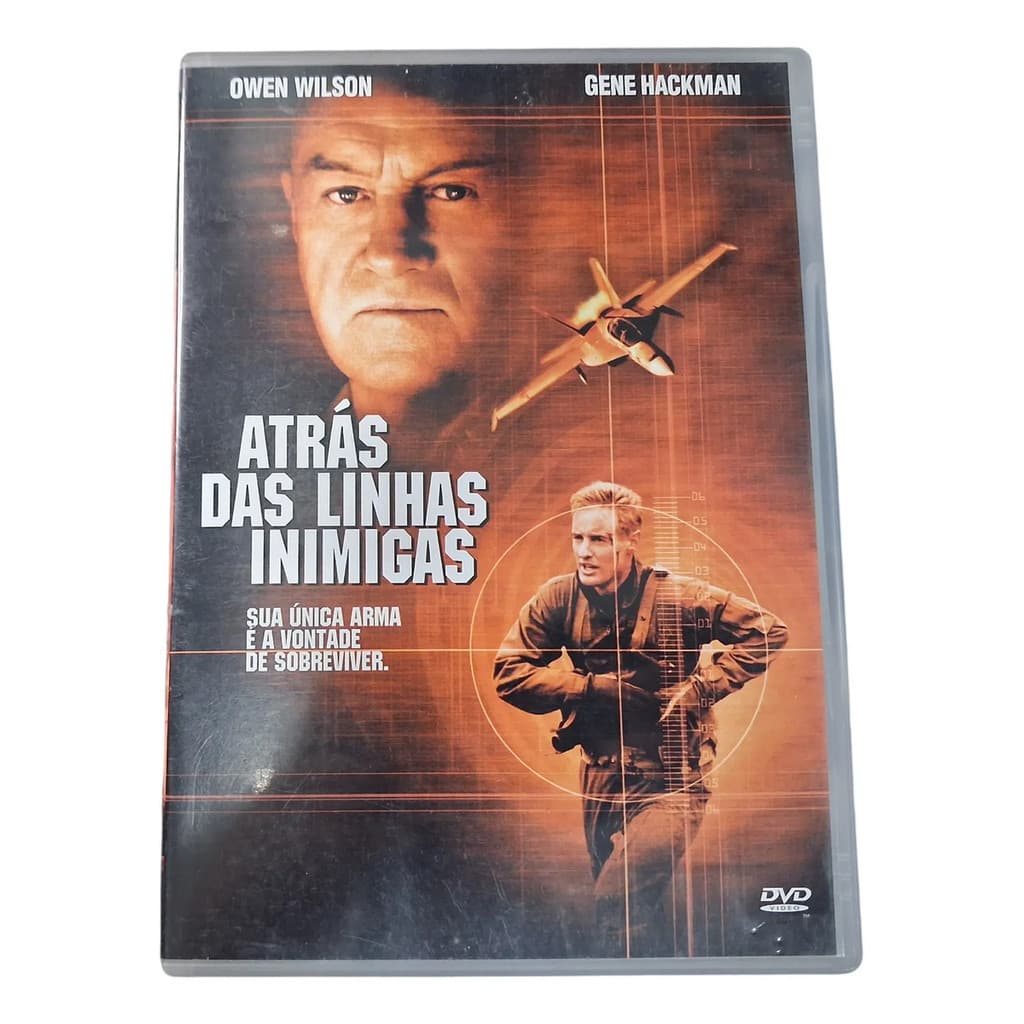 Dvd - Atrás Das Linhas Inimigas - Semi Novo - Original