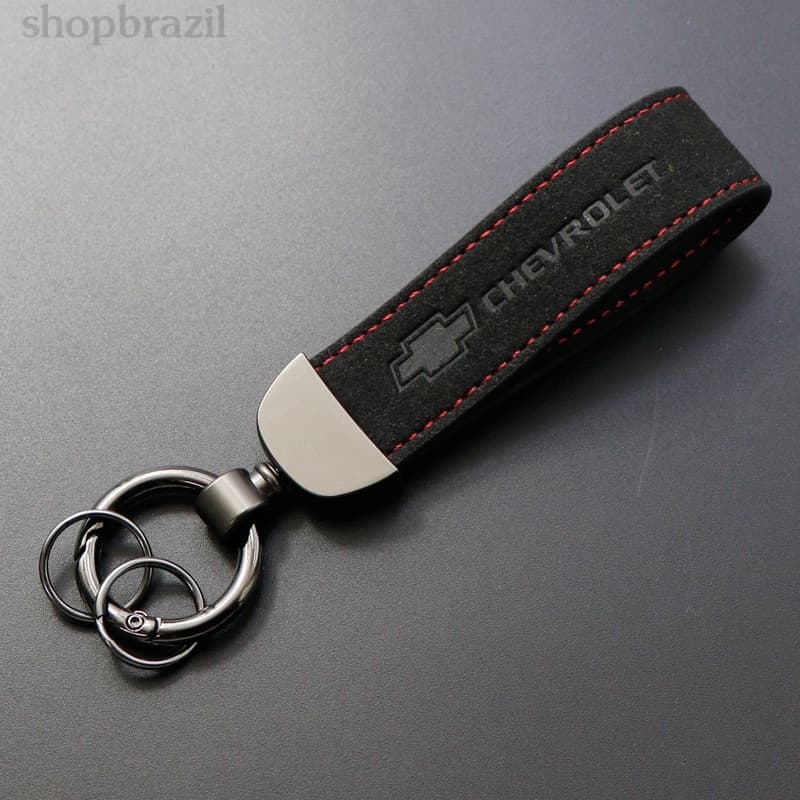 Chaveiro de Couro de Alta Qualidade para Carro Chevrolet Captiva, Colorado, Cruze, Spark, Malibu, Aveo, Acessórios 3810
