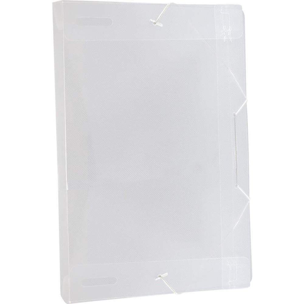 Pasta ABA Elastica Plastica Oficio 20 MM Cristal PCT.C/10