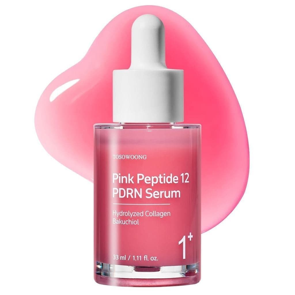 Essência Tosoun Pink Peptide12PDNR com DNA de salmão PDNR 10.320ppm, 12 Peptídeos, Nicotinamida, Clareadora, Hidratante,