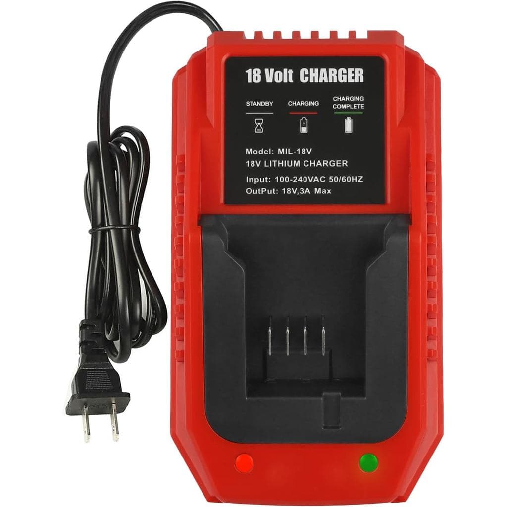 Estação de Carregamento Rápido de Bateria Powilling 18V para Carregador 48-11-1850 18V Compatível com Bateria de Lítio M