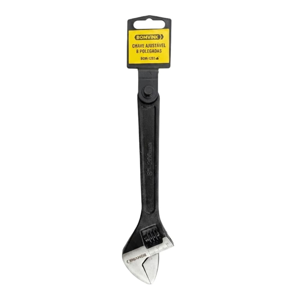 Chave Inglesa Ajustável 8 Polegadas 200mm Bomvink