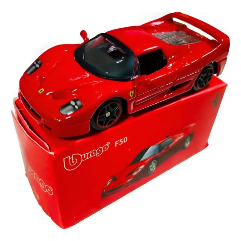 Bburago Ferrari F50 1/64 Rojo Metalizado 1995 Colección