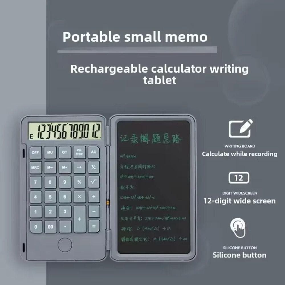 Calculadora Científica , Calculadoras De Função Apagável 2 Em 1 Com Tablet , Tela Grande