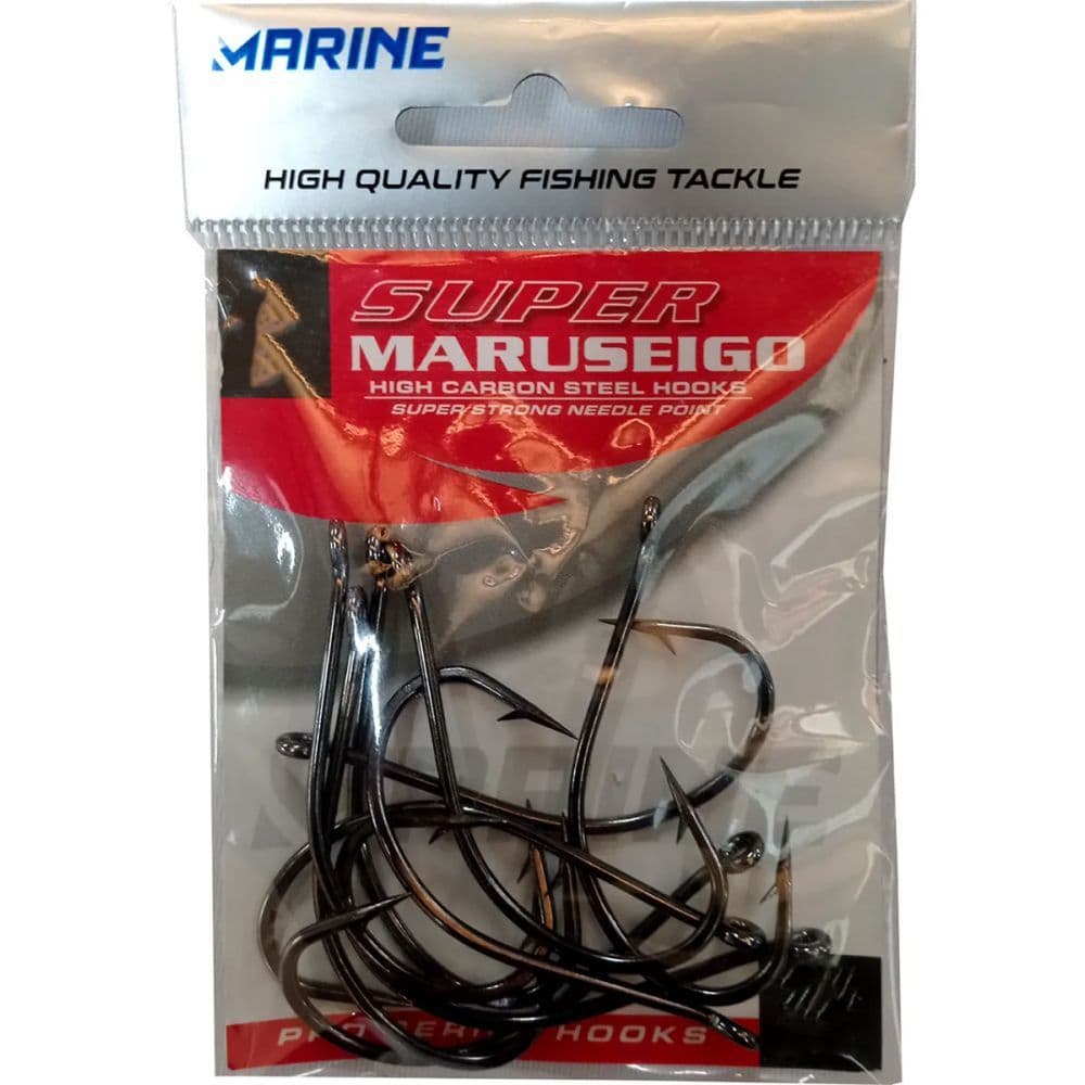 Anzol Marine Sports Super Maruseigo 30 Black Nickel 10 Unidades