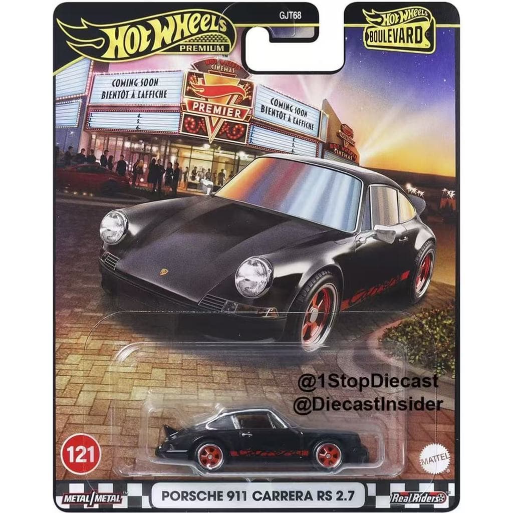 [Hot Wheels] GJT68 Garden Avenue Sola de ferro Pneu de borracha Bugatti Datesan 510W Tanque Porsche Ford Mustang