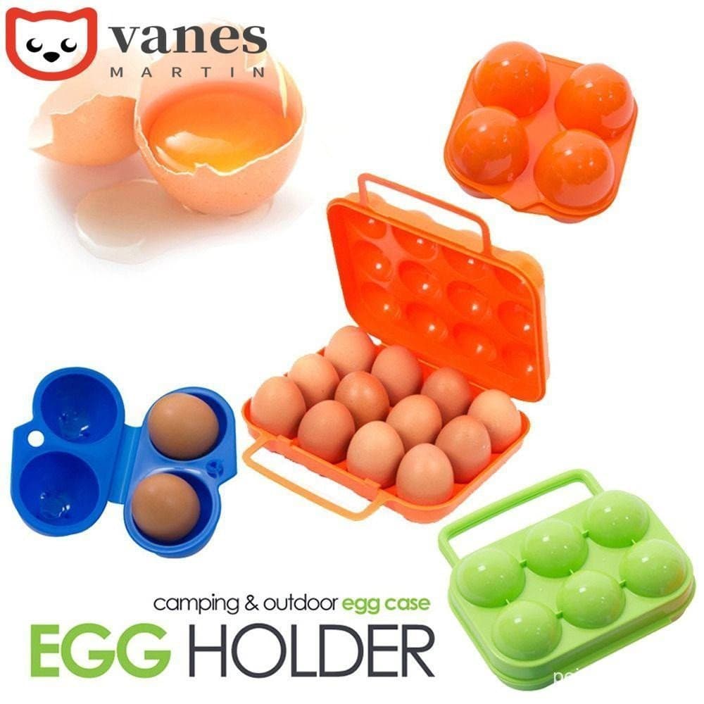 VANES Suporte Para Ovos Talheres Portáteis Organizador De Cozinha Caso Rack De Churrasco Utensílios De Viagem Recipiente