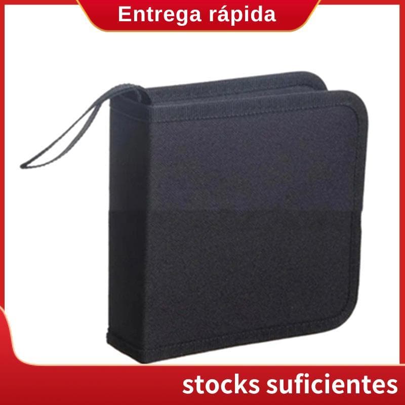 Estojo De Armazenamento Portátil Para CD/DVD Contém 40 Discos , Organizador Compacto Carro E Casa , Suporte De Disco Pro