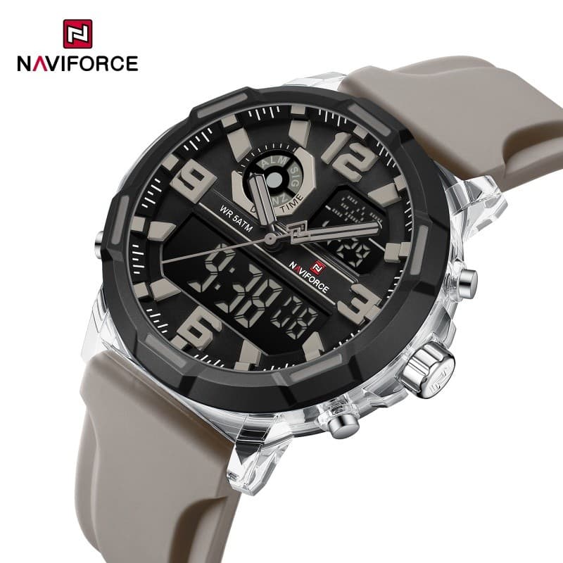 NAVIFORCE NF7130 Relógio Militar Masculino De Quartzo 50M De Pulso Esportivo À Prova D'água