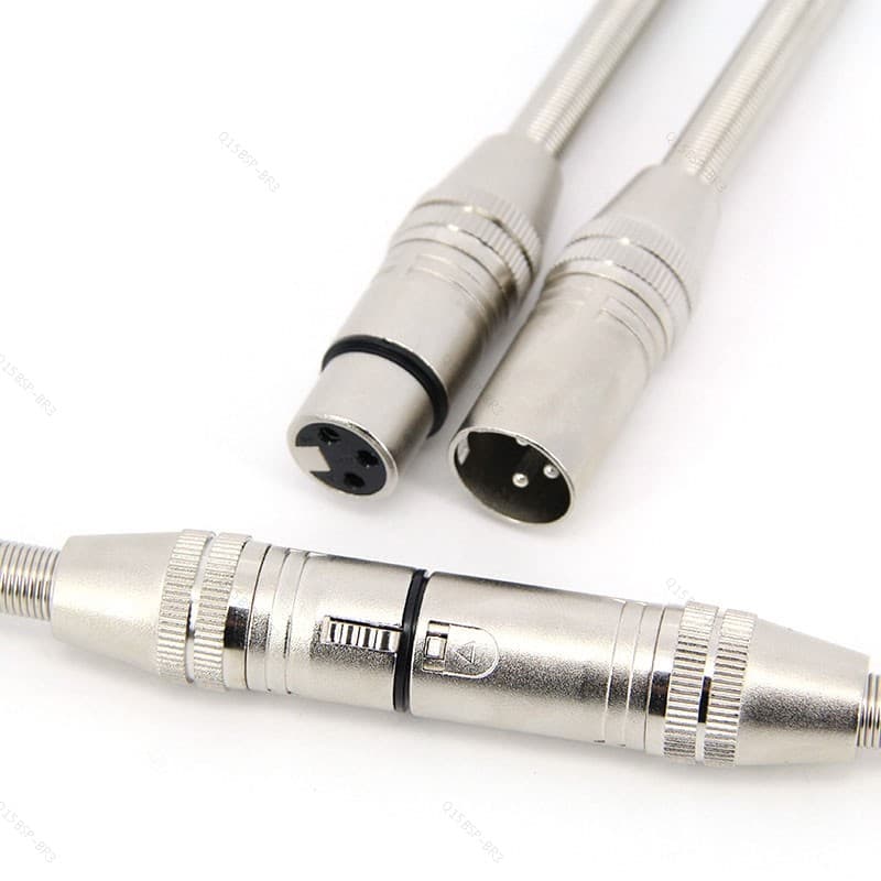 Cabeça Fêmea Masculina De 3 Pinos , 3 Núcleos , XLR , Caixa De Som Balanceada Longa , Conector De Microfone , Plugue BR1