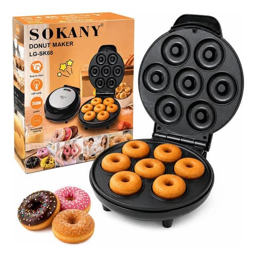 Maquina Donuts Maker 7 Cavidade 1,5 Cm Antiaderente Lg-sk68 NEW
