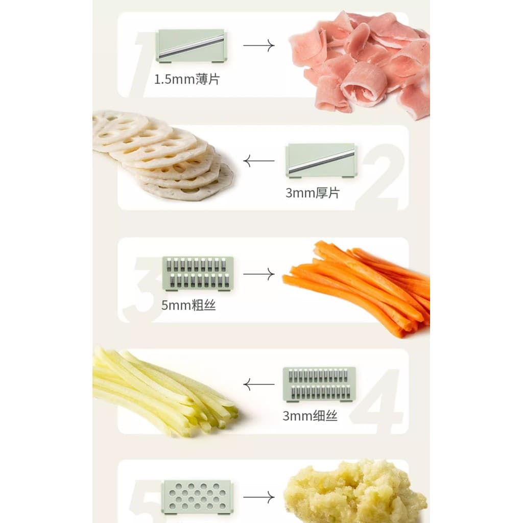 Cortador de legumes ralador Slicer cozinha do agregado familiar multifuncional cortador batata ralado rabanete pepino fe