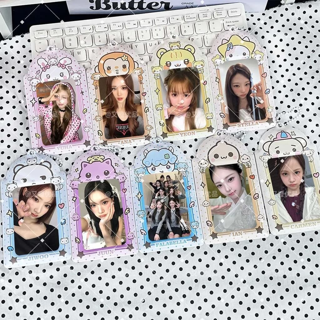 Venda quente Novos produtos hearts2hearts Coleção de atributos Porta-cartões de PVC Aidou Star Chasing Álbum de armazena