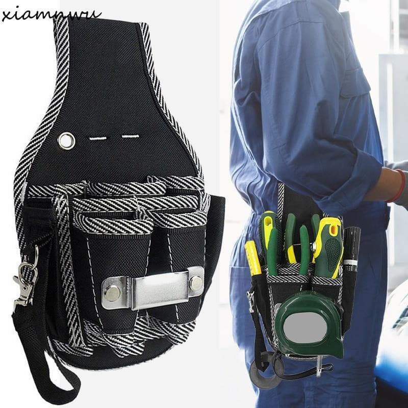 Bolsa de Cintura para Eletricista SNAL, Conjunto de Bolsa de Ferramentas Multifuncional em Nylon