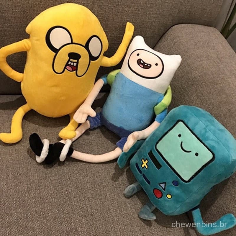Adventure Time Jack e Finn BMO Brinquedo de Pelúcia Criativo Porta-Moedas de Pelúcia Presente para Crianças