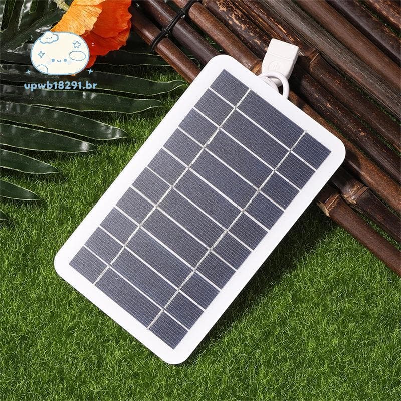 upwb 2W Painel Solar Com USB À Prova Dwaterproof Água Ao Ar Livre Caminhadas E Acampamento Bateria Portátil Banco De Car