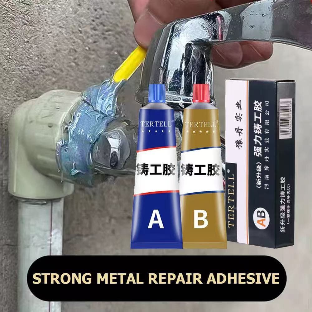 Cola De Metal Para Reparo Industrial , Soldagem A Frio , Pasta AB Resistente Ao Calor