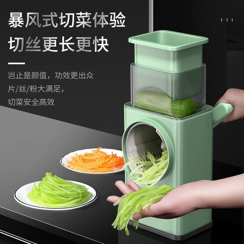 Estilo alemão tempestade cortador de legumes doméstico cortador vegetal corte Slicer ralador manivela cortador vegetal