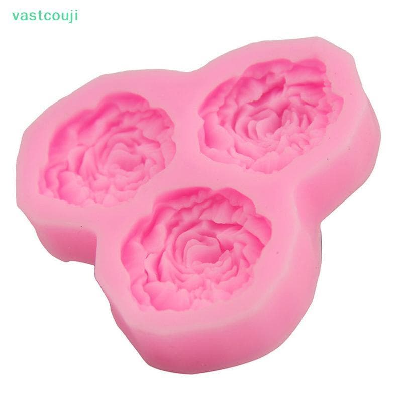 Vastcouji Peônia Flor Molde De Silicone Casamento Cupcake Topper Fondant Ferramenta De Decoração Do Bolo br