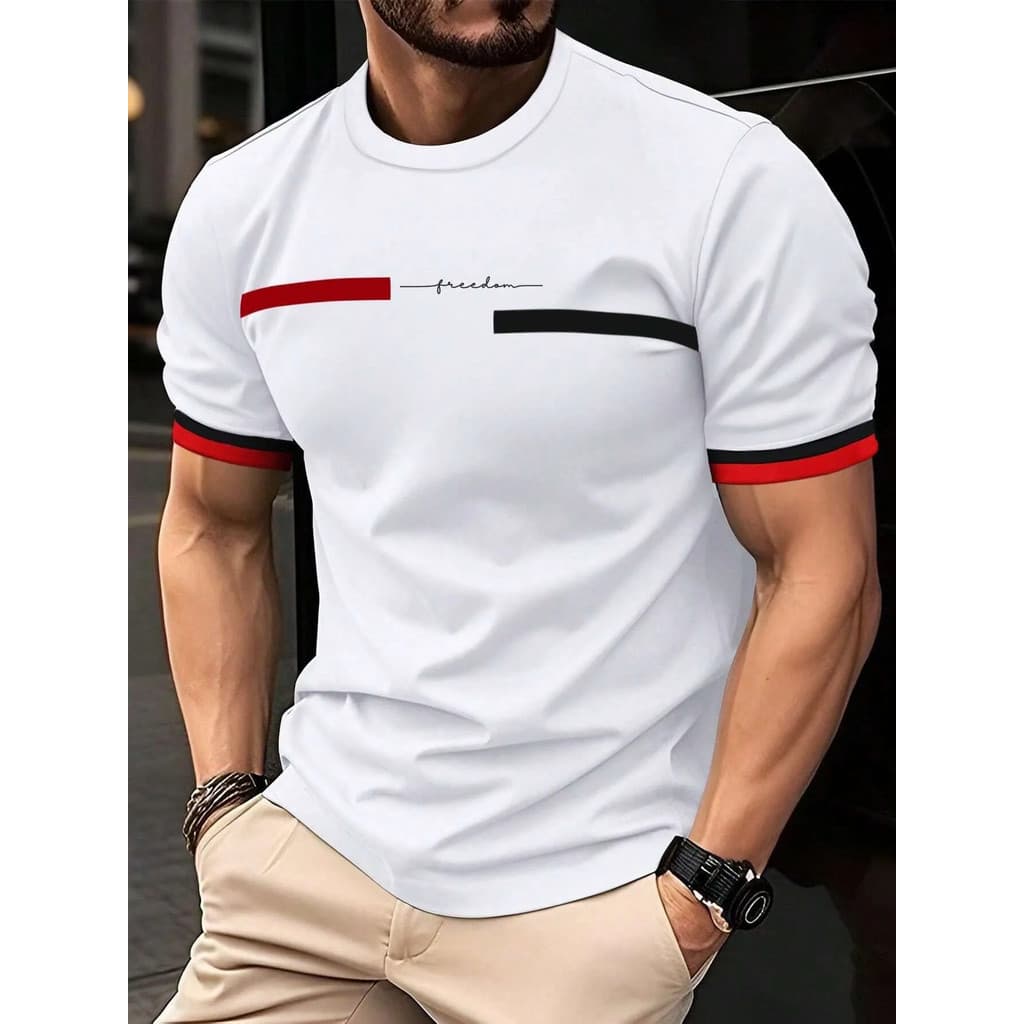 2026 Camiseta Masculina De Verão Com Impressão 3D Respirável Leve Confortável Moda Ao Ar Livre Streetwear