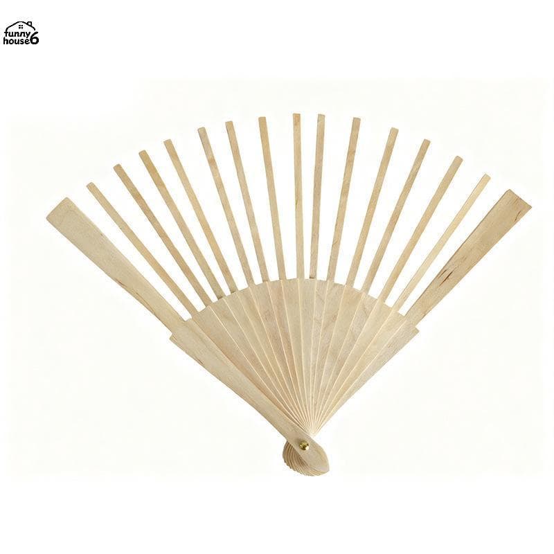 Divertido Inacabado DIY Ventilador De Mão Quadro Natural Japonês Bambu Dobrável Artesanato Kit Para Escola Arte Classe D